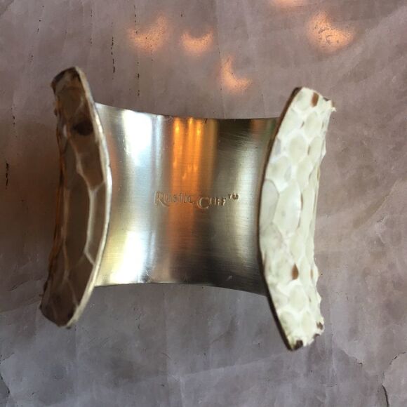 WHITE PYTHON 2” Cuff - Picture 2 of 8